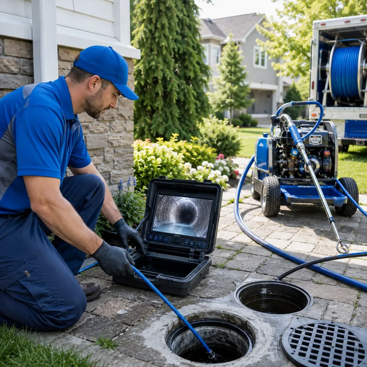 Outdoor drain cleaning professionals serving Weinert, TX